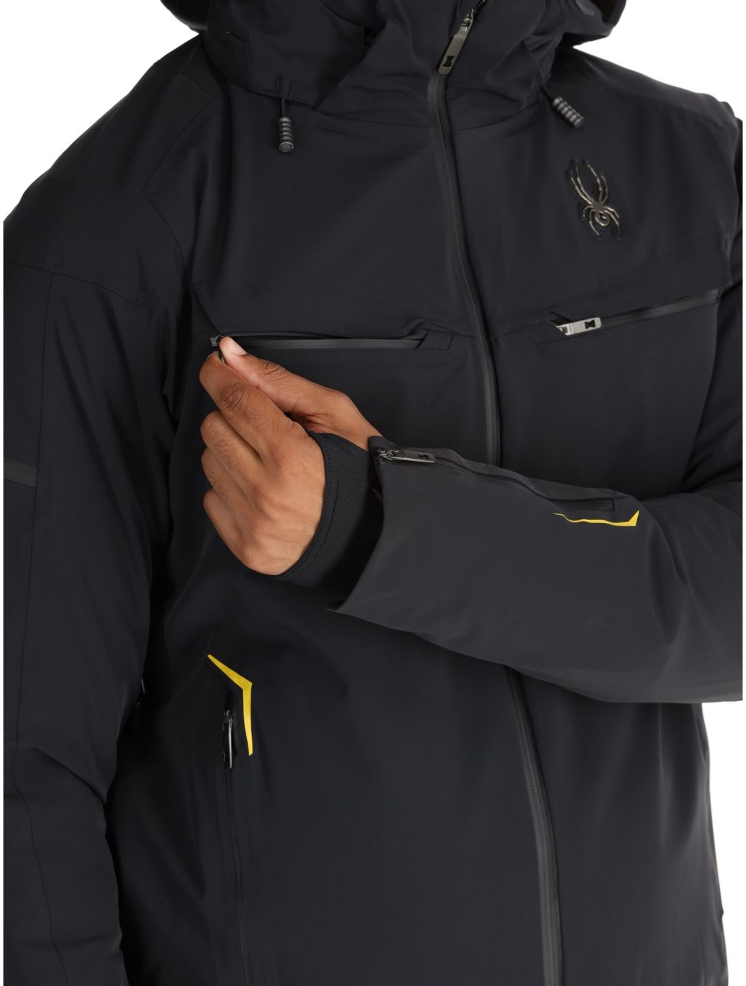 Spyder, Monterosa Skijacke Herren Black schwarz 