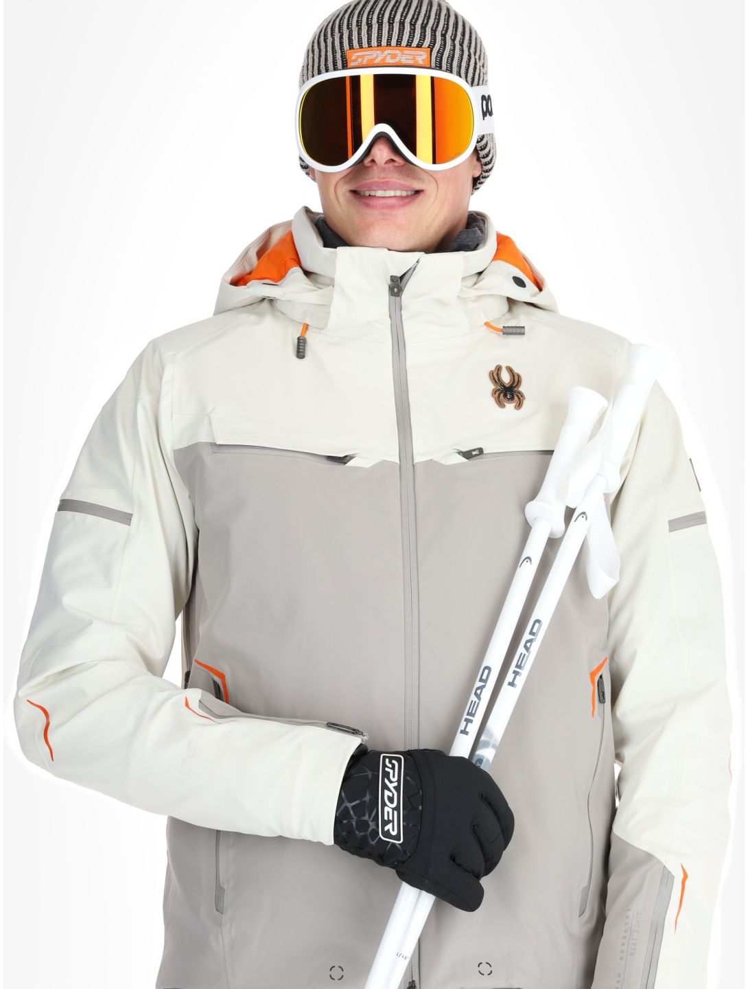 Spyder, Monterosa Skijacke Herren Vanilla Latte beige 