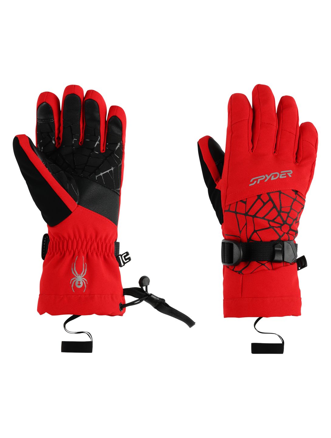 Spyder, Overweb Skihandschuhe Kinder Spyder Red rot 