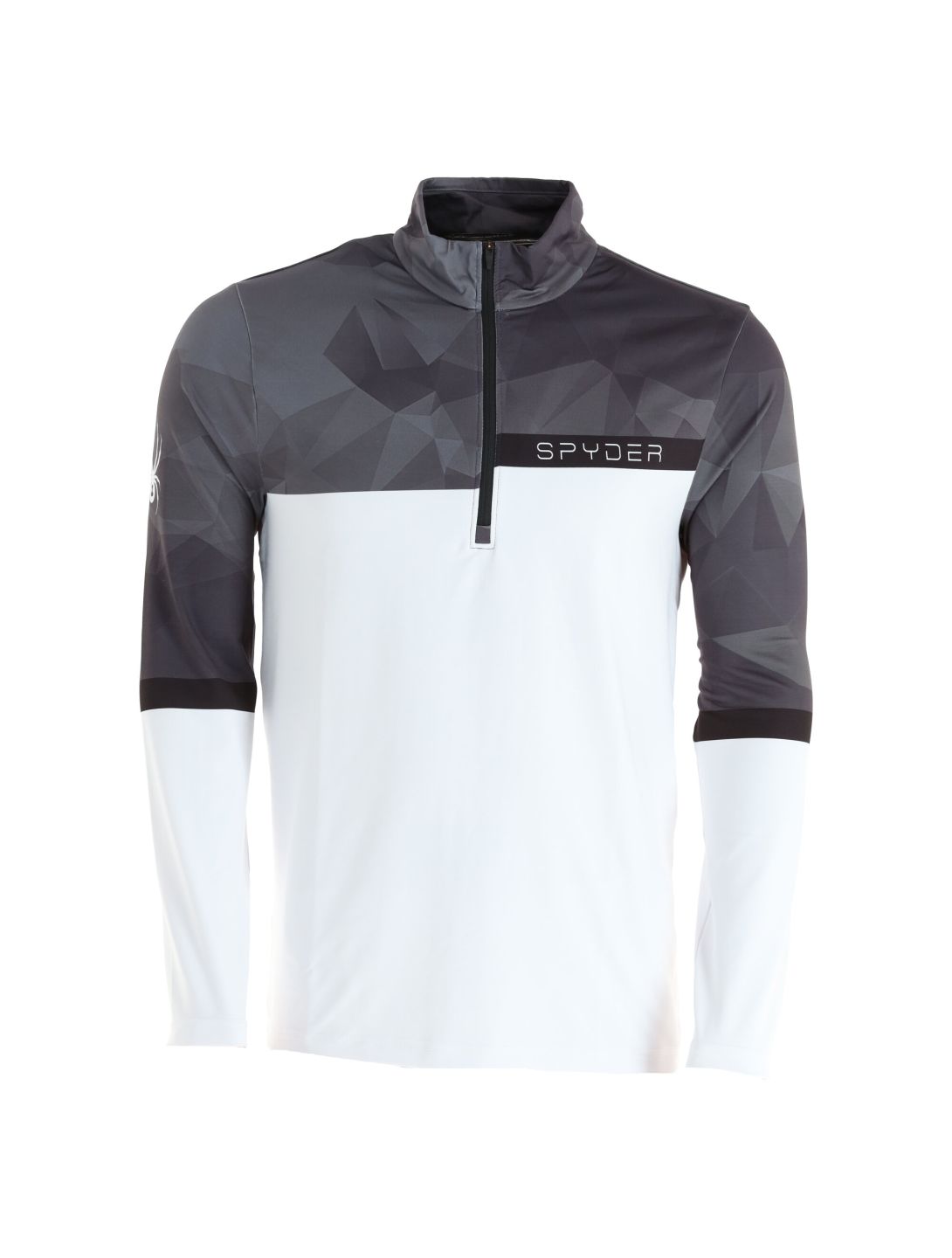 Spyder, Paramount Pullover Herren weiß/schwarz