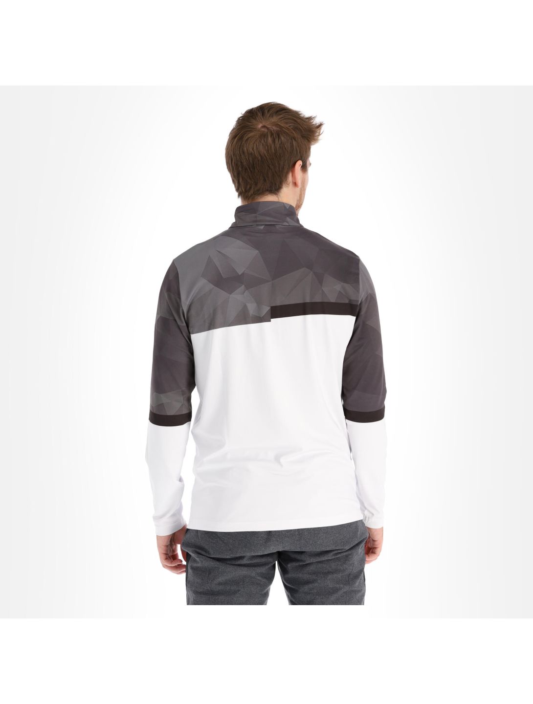 Spyder, Paramount Pullover Herren weiß/schwarz