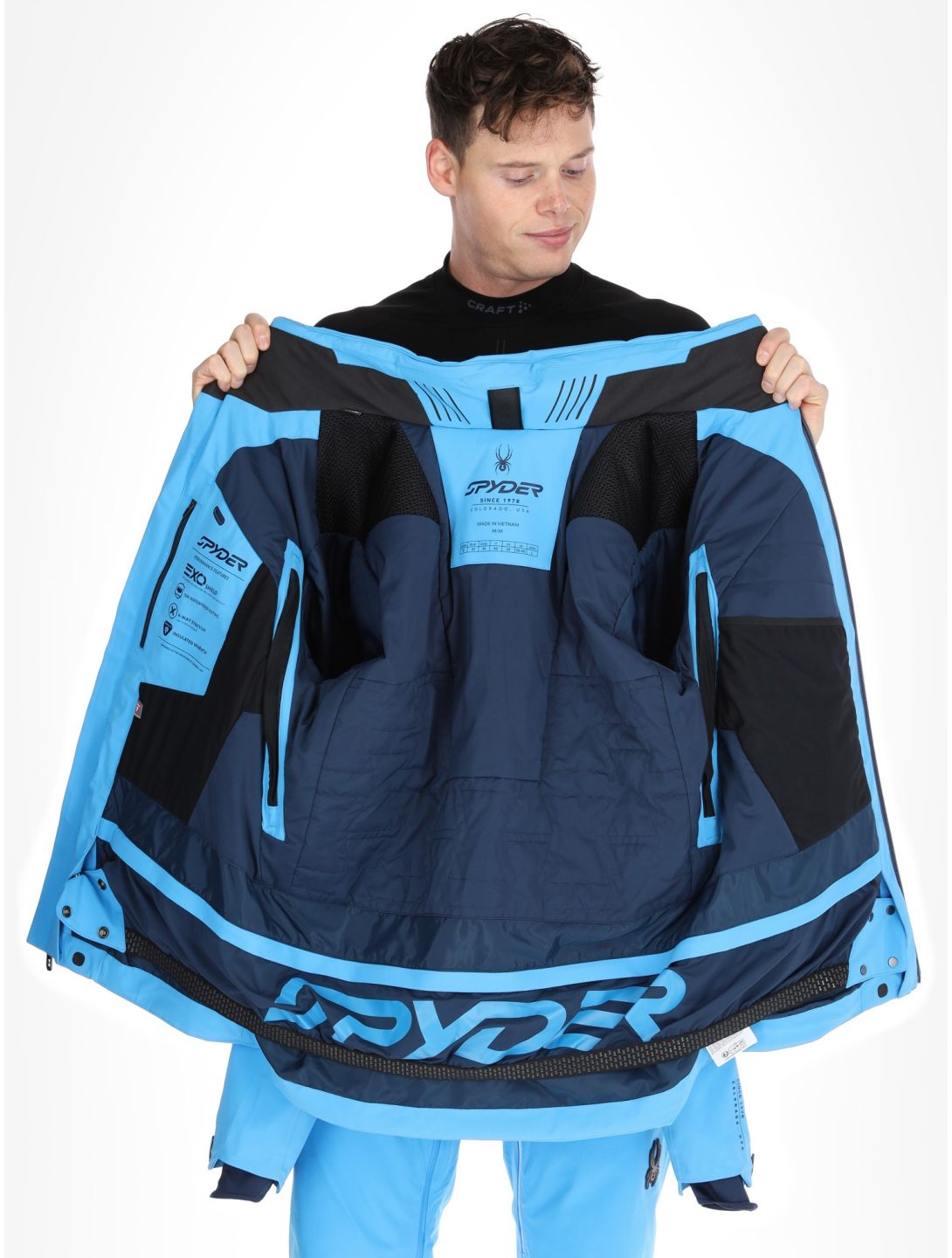 Spyder, Pinnacle Skijacke Herren Aether Blue blau 