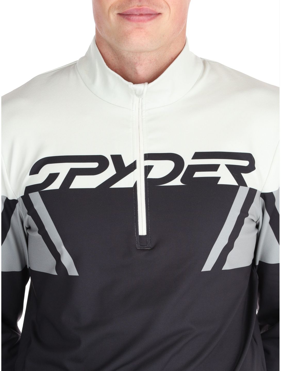 Spyder, Podium 1/2 Zip Pullover Herren Black braun, schwarz 