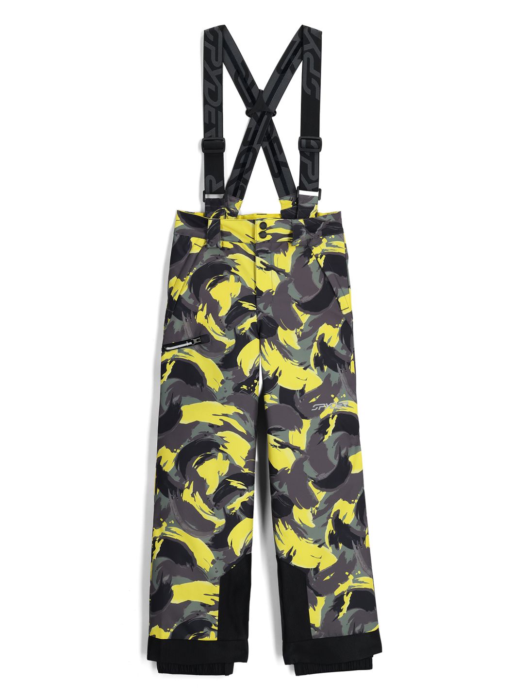 Spyder, Propulsion Skihose Kinder Camouflage Acid Yellow gelb 