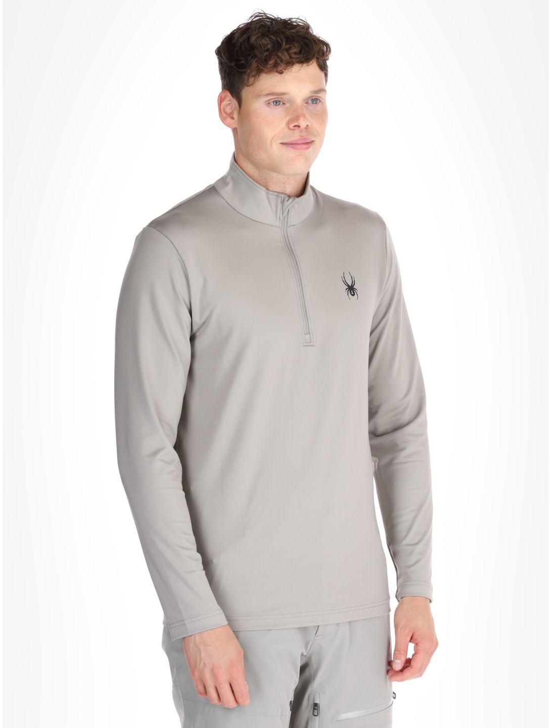 Spyder, Prospect 1/2 Zip Pullover Herren Concrete grau 