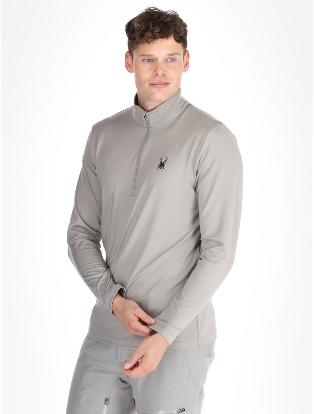 Spyder, Prospect 1/2 Zip Pullover Herren Concrete grau 