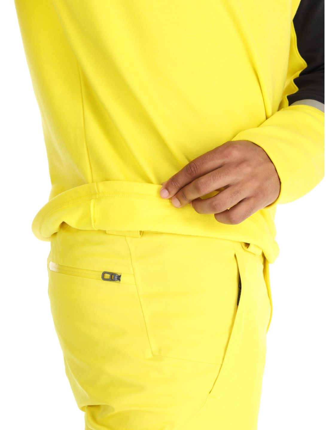 Spyder, Speed Fleece 1/2 Zip Pullover Herren Acid Yellow gelb, schwarz 