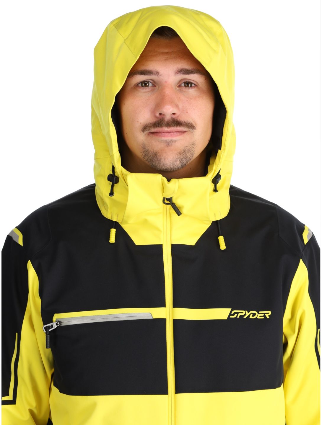 Spyder, Titan Skijacke Herren Acid Yellow gelb, schwarz 