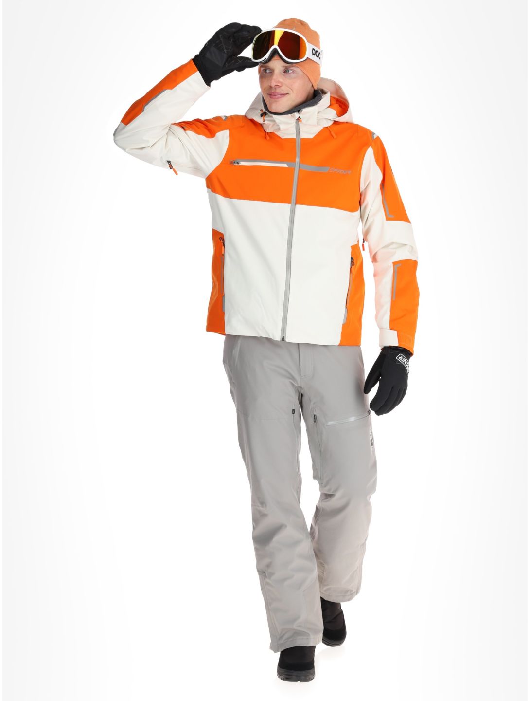 Spyder, Titan Skijacke Herren Orange Shock beige, orange 