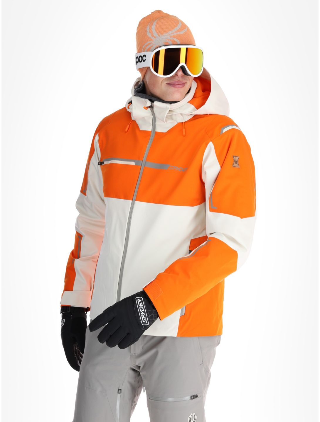 Spyder, Titan Skijacke Herren Orange Shock beige, orange 