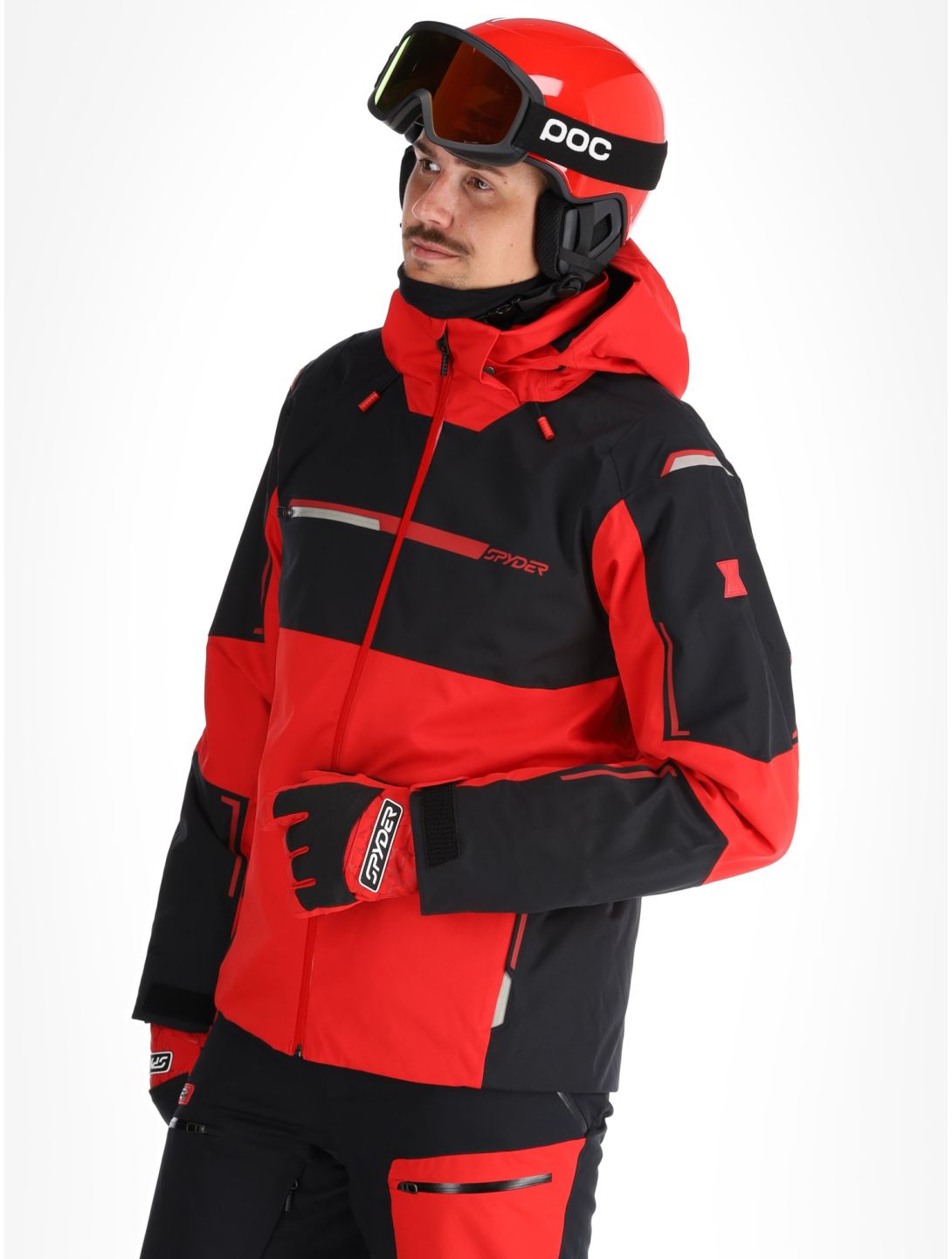 Spyder, Titan Skijacke Herren Spyder Red rot, schwarz 