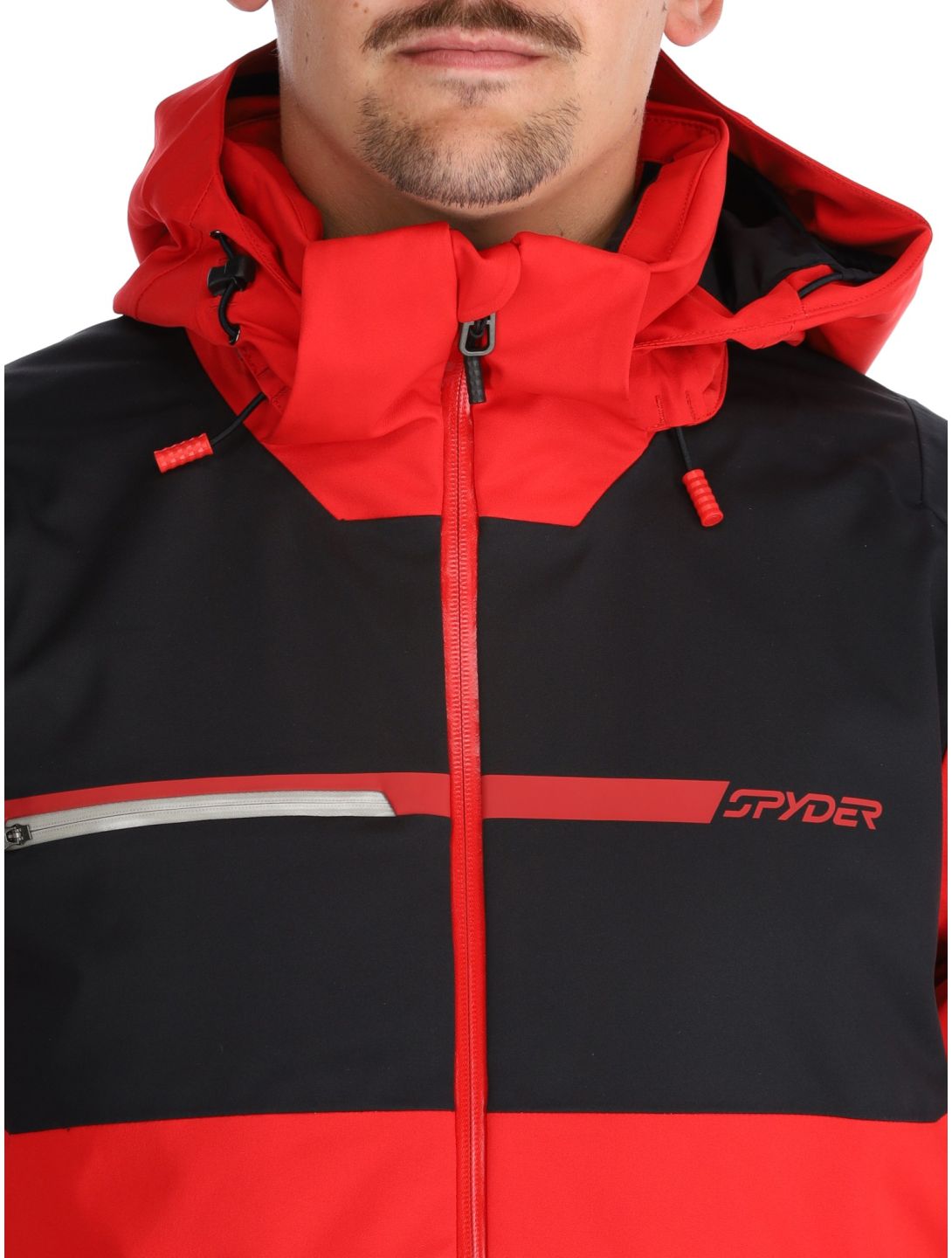 Spyder, Titan Skijacke Herren Spyder Red rot, schwarz 