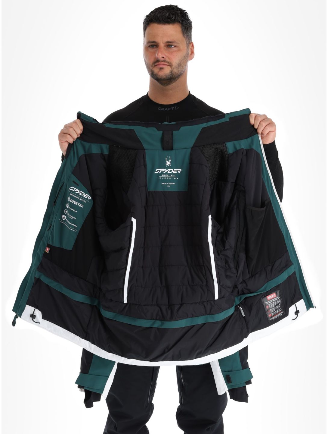 Spyder, Vanqysh Gtx Skijacke Herren Cypress Green grün 