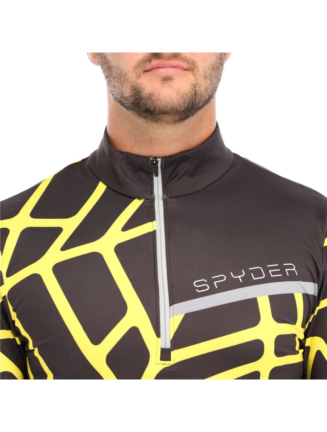 Spyder, Vital Pullover Herren gelb/schwarz