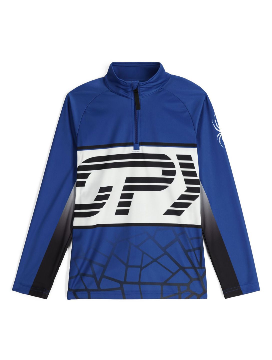 Spyder, Web 1/2 Zip Pullover Kinder Electric Blue blau 