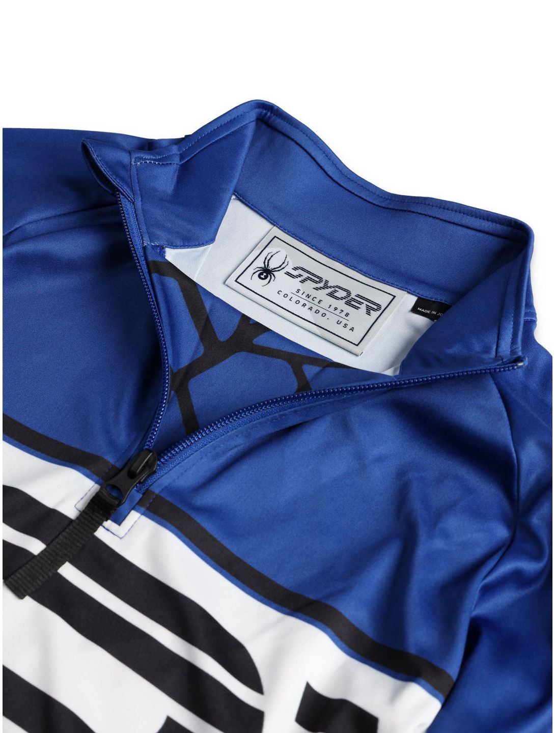 Spyder, Web 1/2 Zip Pullover Kinder Electric Blue blau 