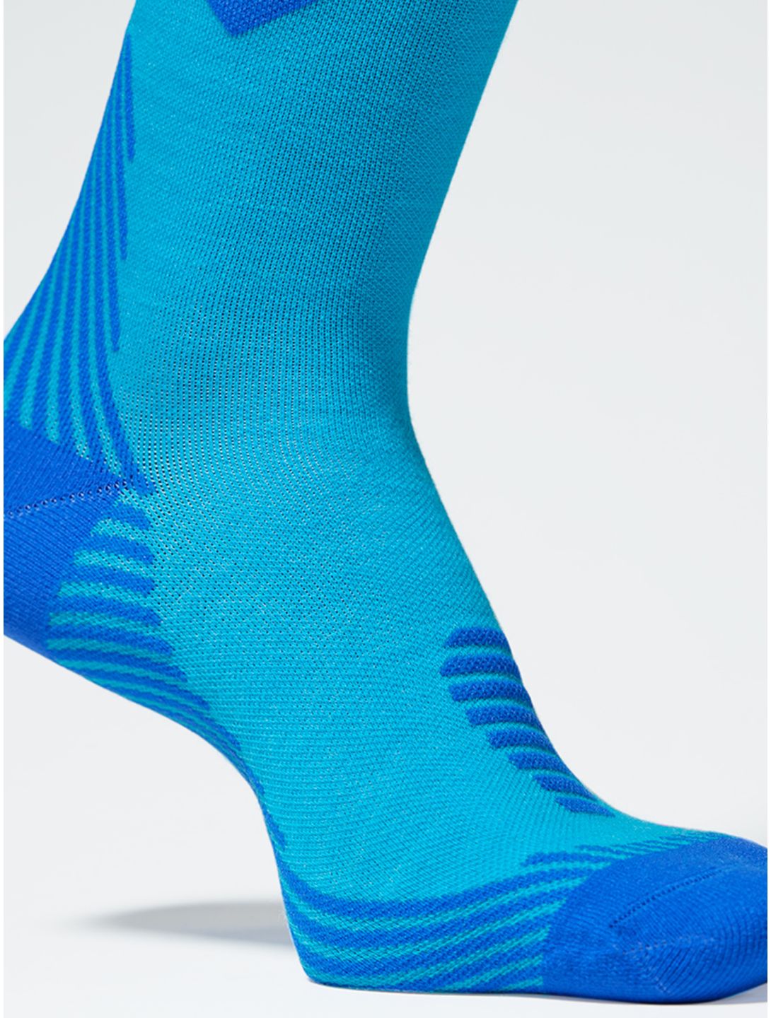 Stox, Merino Skiing Kompressionsstrümpfe Damen Turquoise / Cobalt blau 