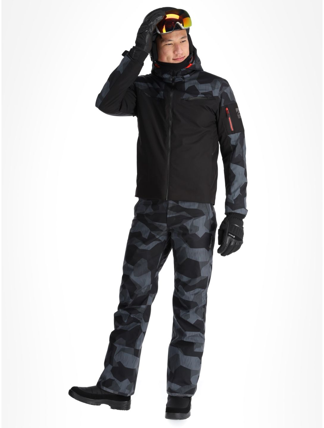 Sun Valley, Draggo Skijacke Herren Noir schwarz 