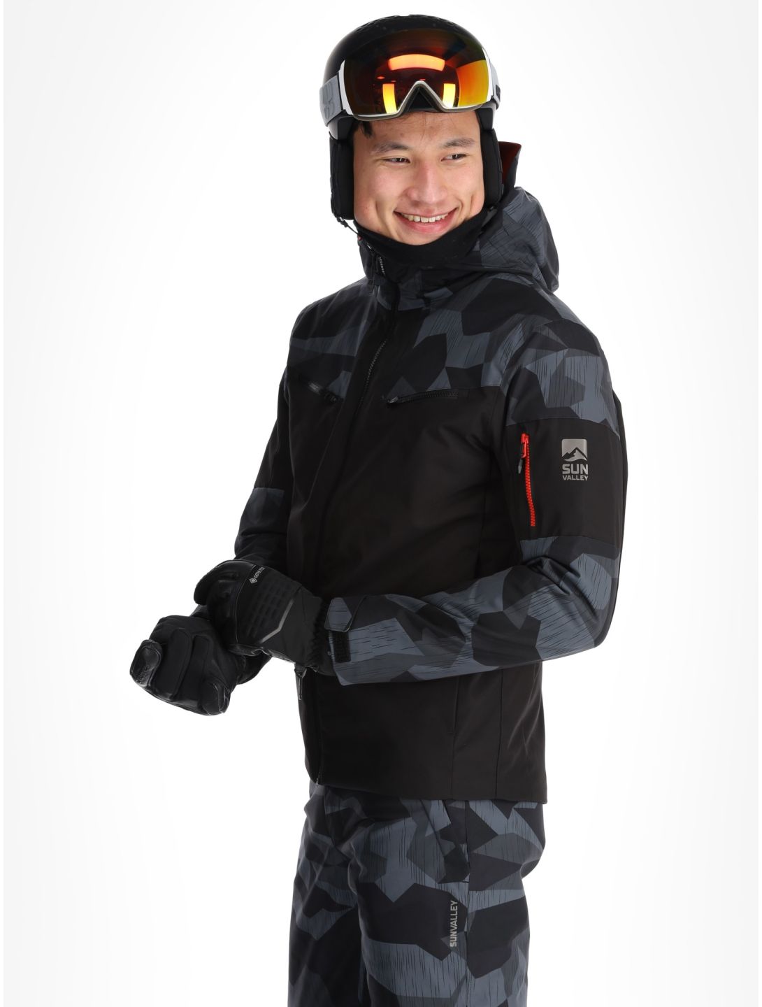 Sun Valley, Draggo Skijacke Herren Noir schwarz 