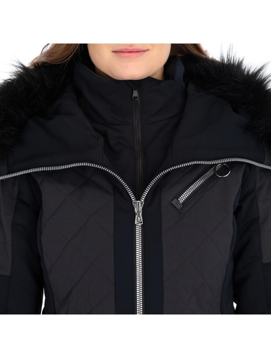 Sun Valley, Klaas Skijacke Damen anthracite grau