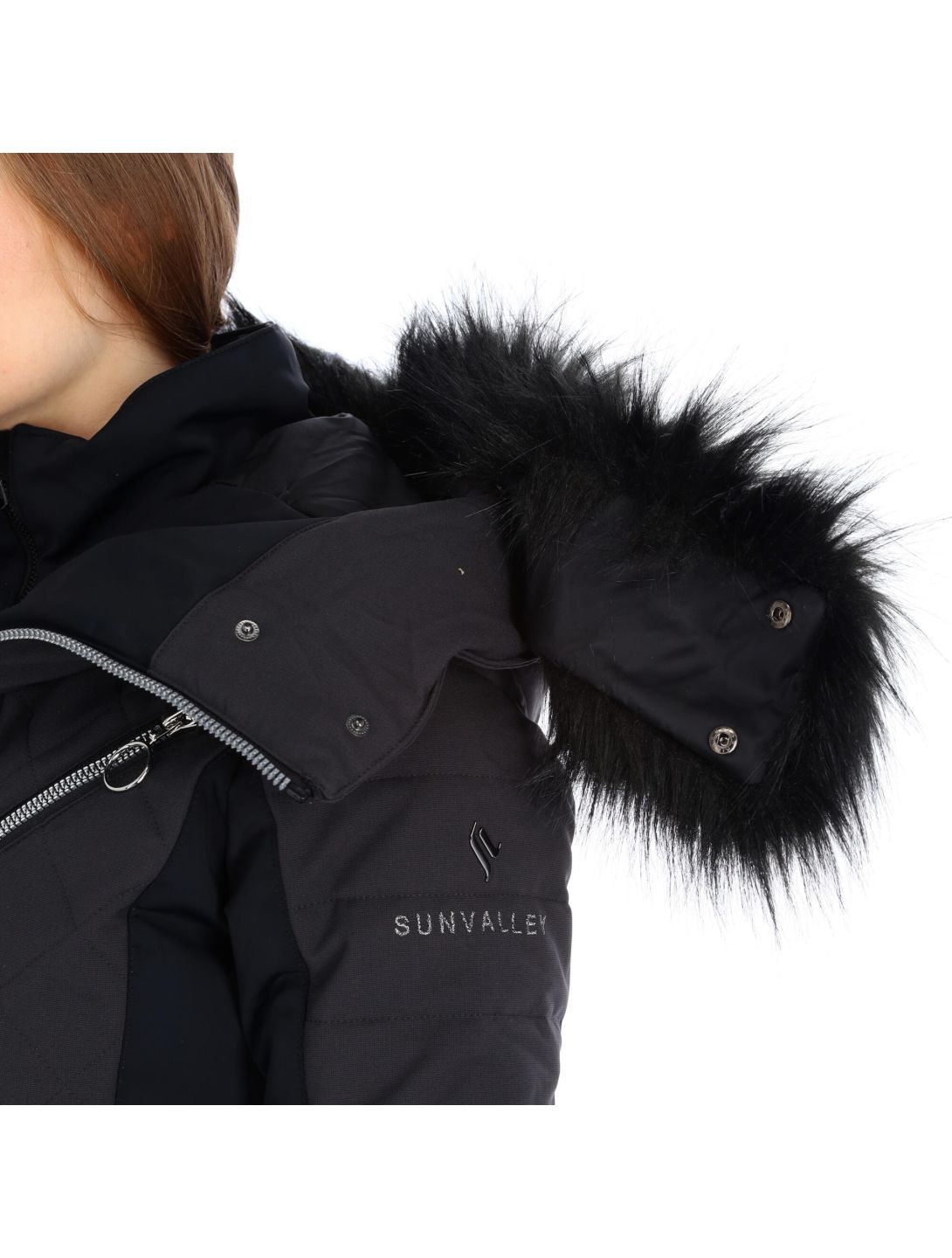 Sun Valley, Klaas Skijacke Damen anthracite grau