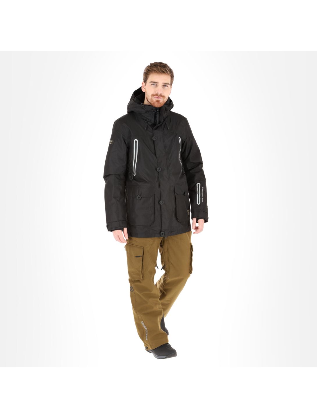 Superdry, Freestyle Jacket Skijacke Herren schwarz