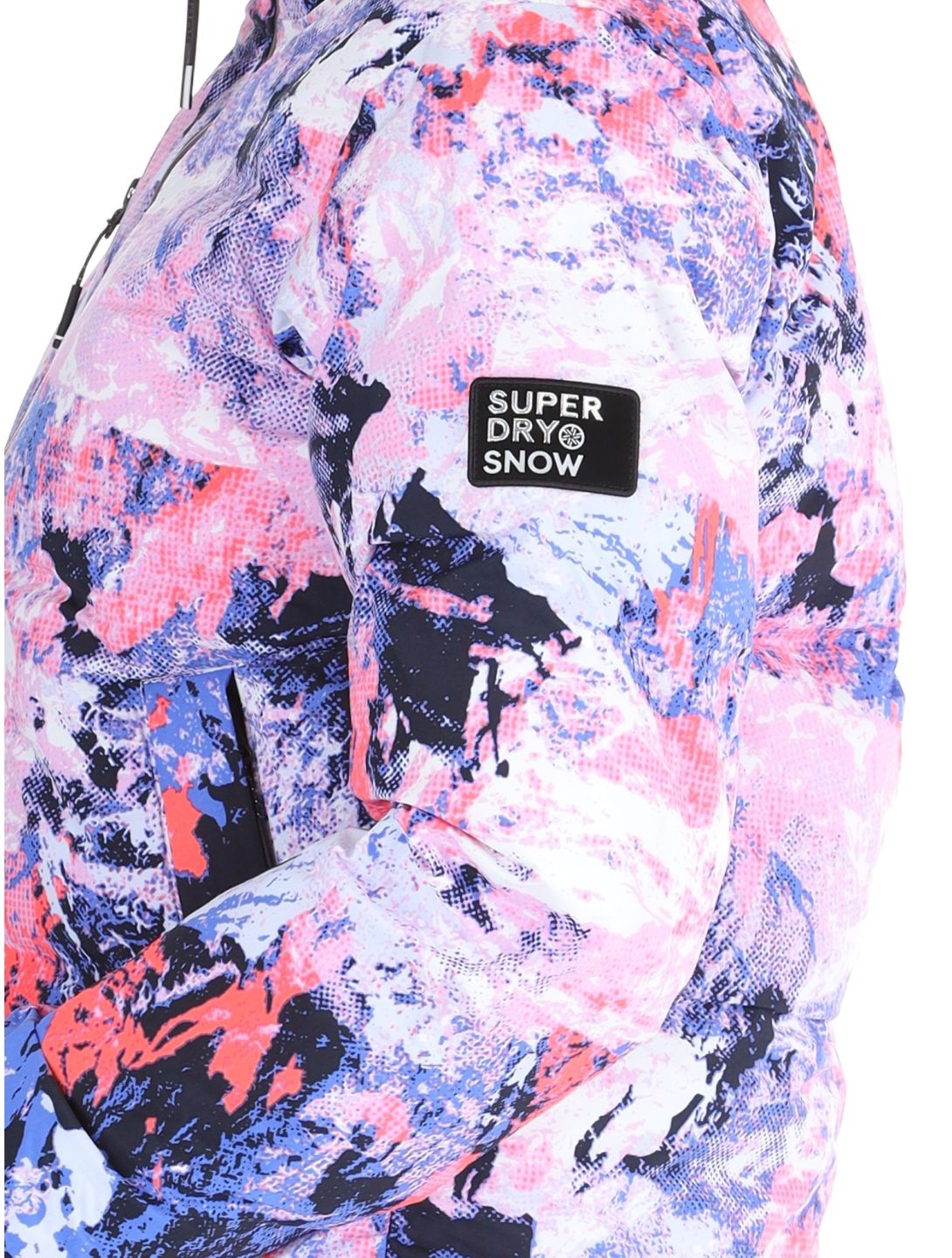 Superdry, Ski Boxy Puffer Skijacke Damen Mountain Mesh Purple mehrfarbig, violett 