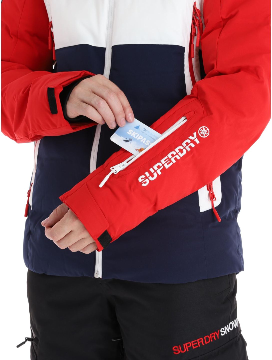 Superdry, Ski Radar Pro Puffer Skijacke Herren Rich Navy blau 