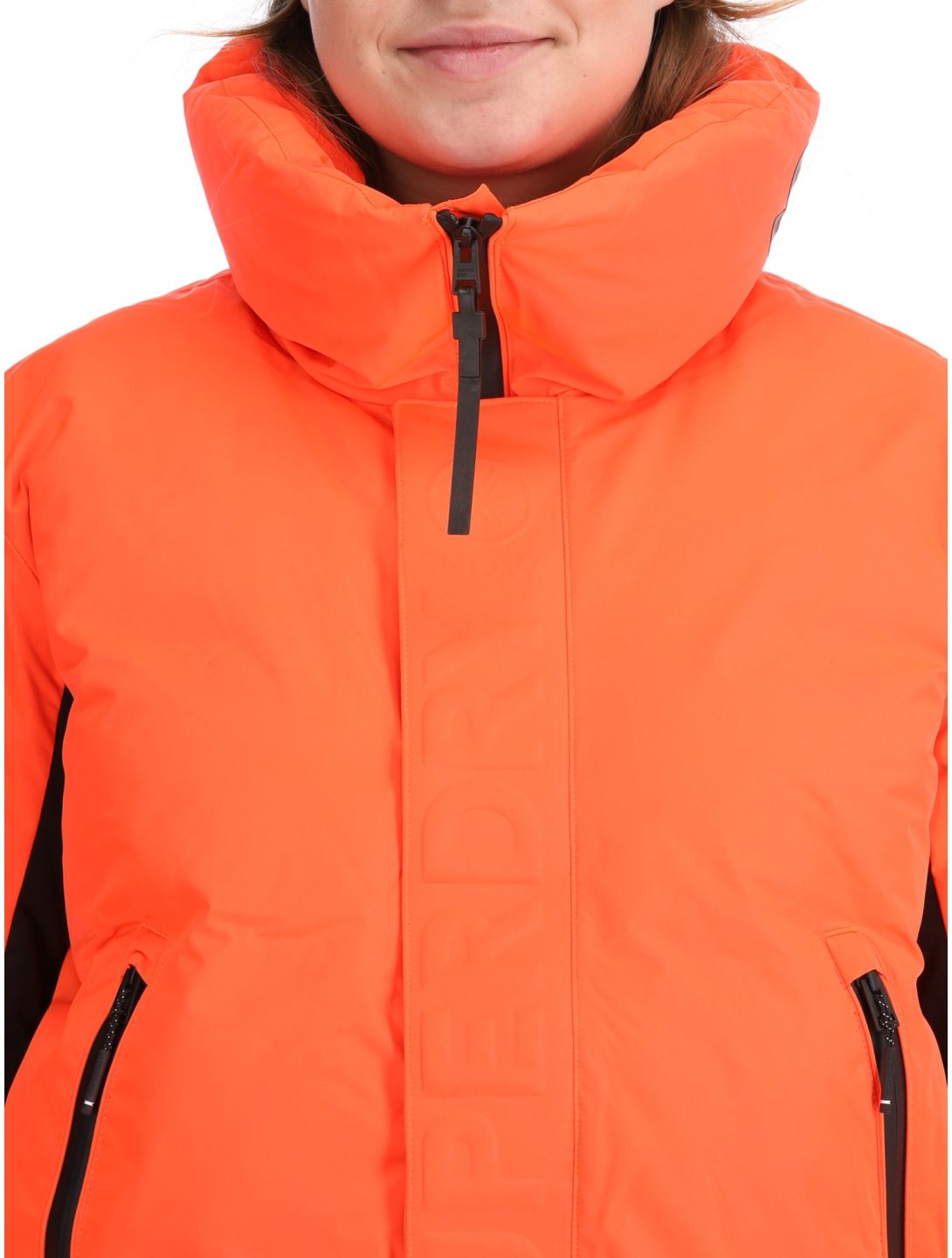 Superdry, Ski Slalom Puffer Skijacke Damen Volcanic Coral rosa 