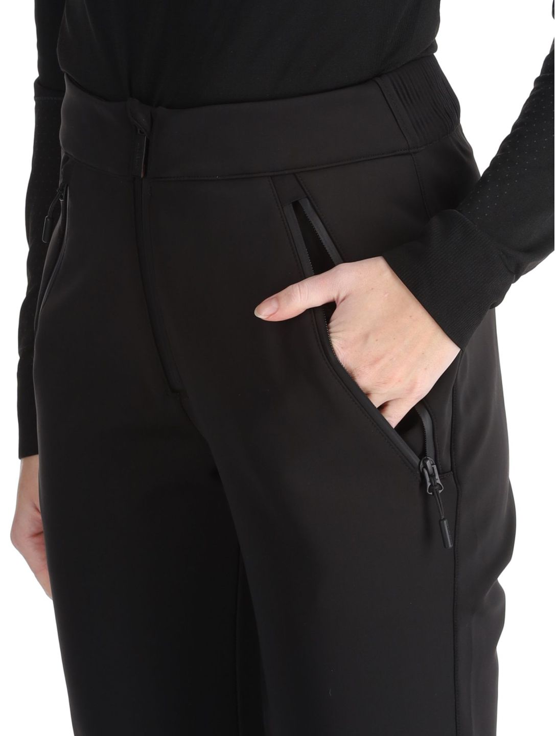 Superdry, Ski Softshell Slim Softshell Skihose Damen Black schwarz 