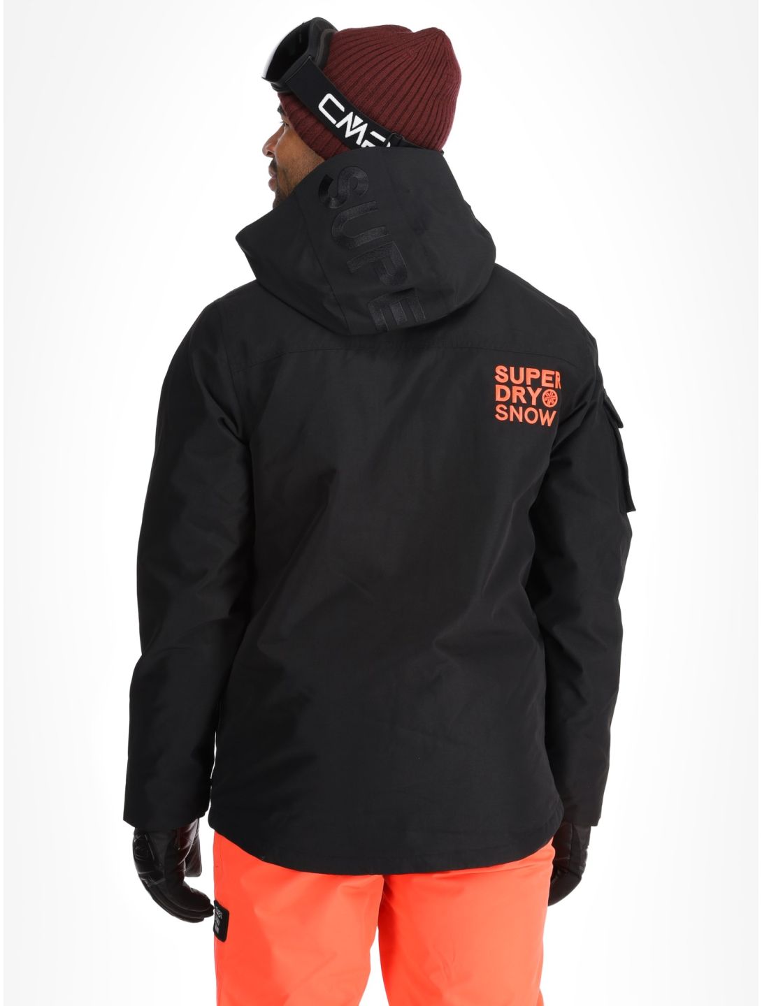 Superdry, Ski Ultimate Rescue Skijacke Herren Black schwarz 