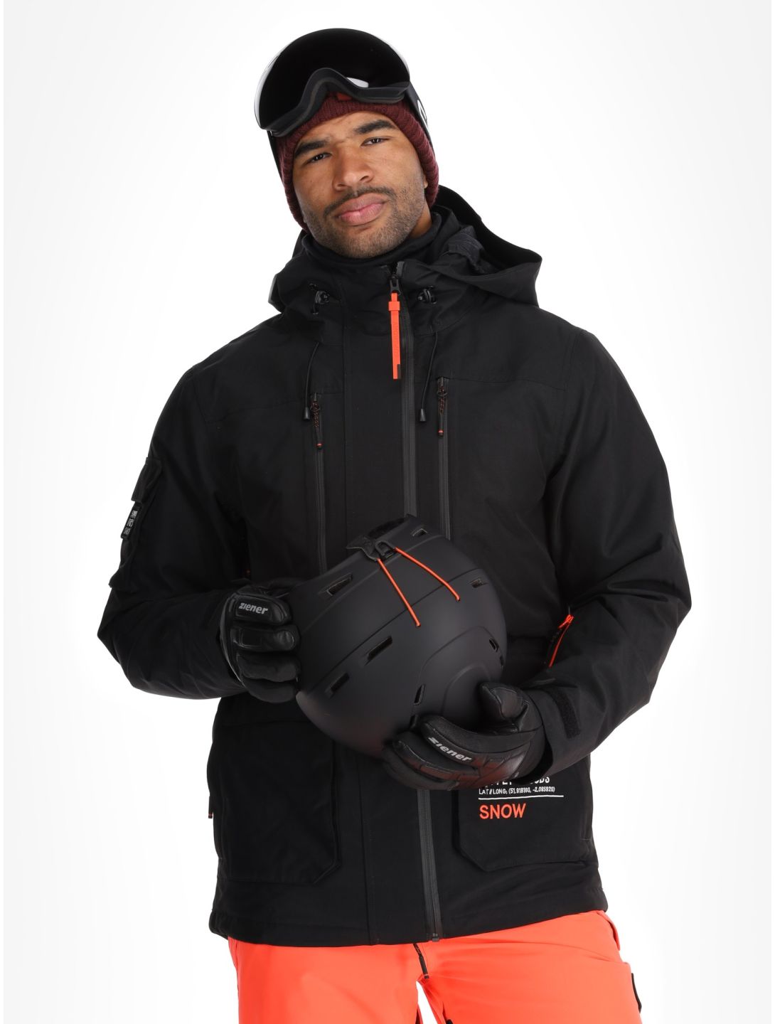 Superdry, Ski Ultimate Rescue Skijacke Herren Black schwarz 