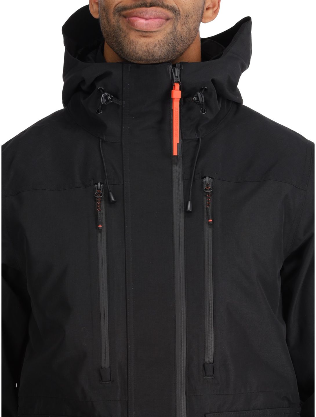 Superdry, Ski Ultimate Rescue Skijacke Herren Black schwarz 