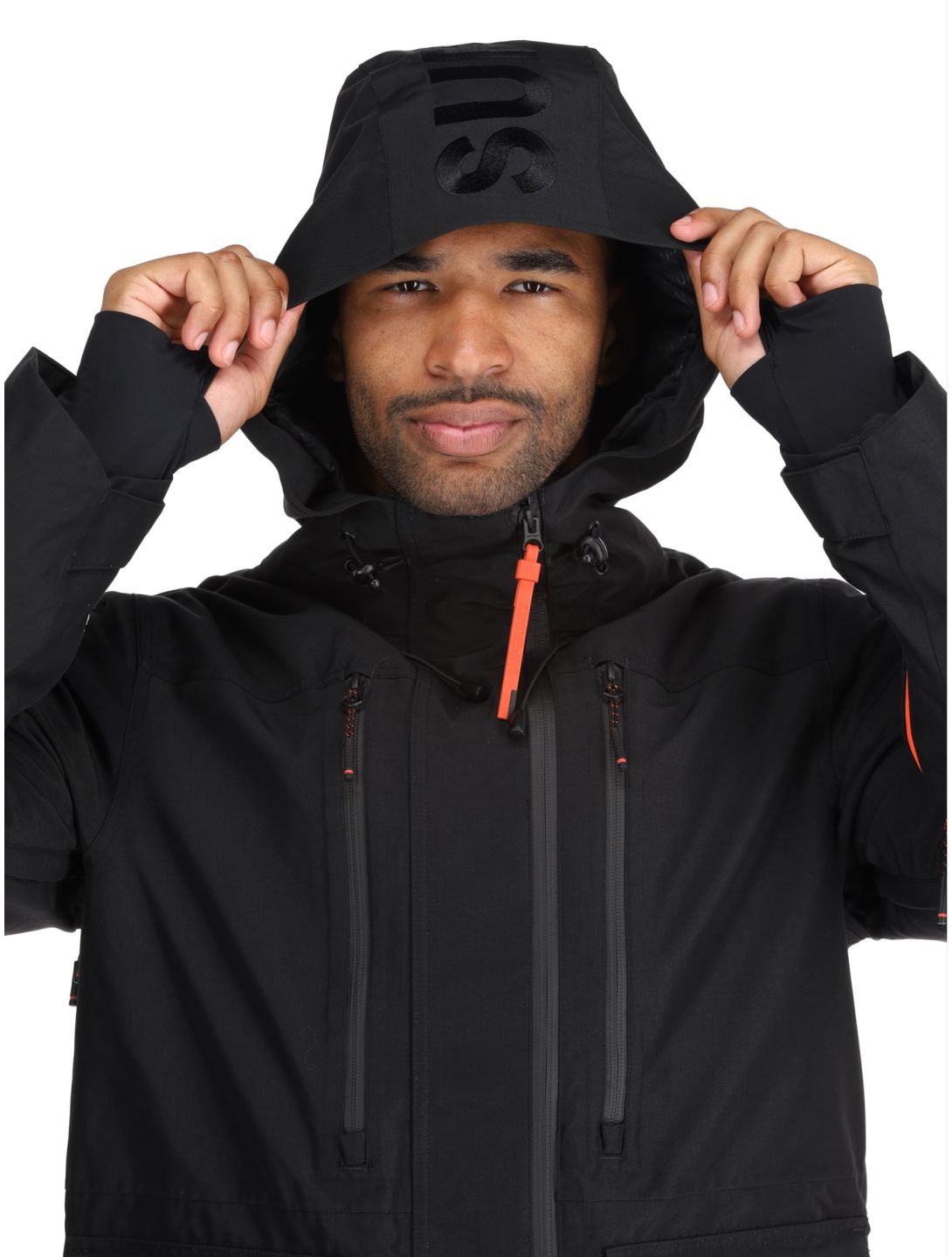 Superdry, Ski Ultimate Rescue Skijacke Herren Black schwarz 