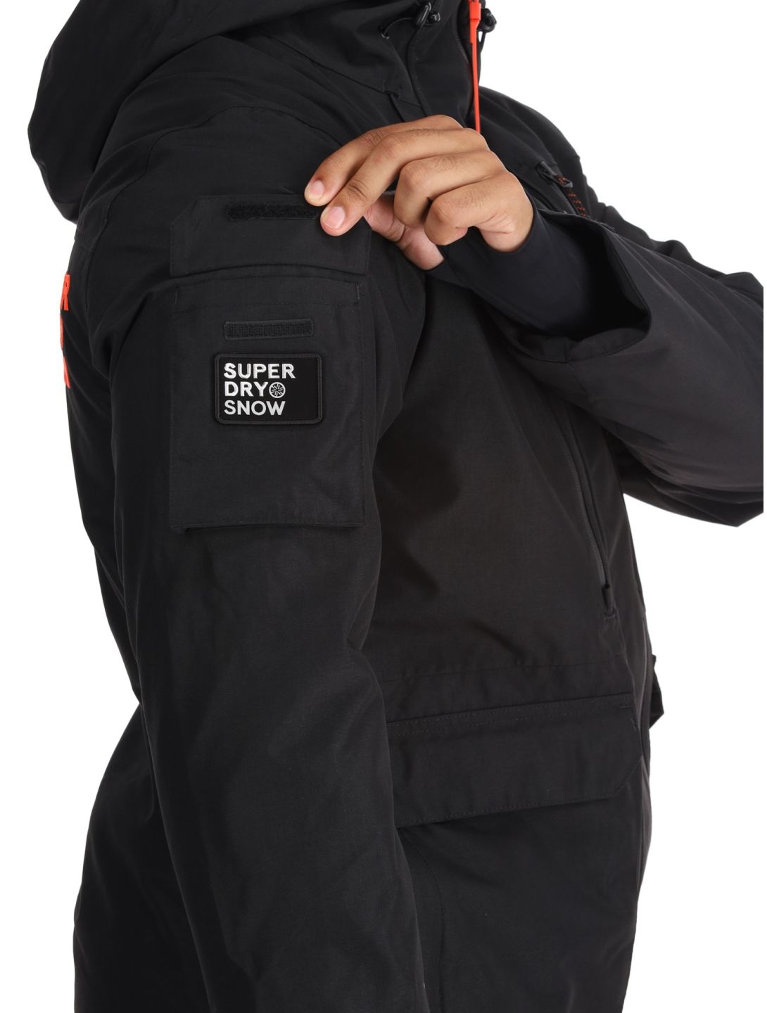 Superdry, Ski Ultimate Rescue Skijacke Herren Black schwarz 