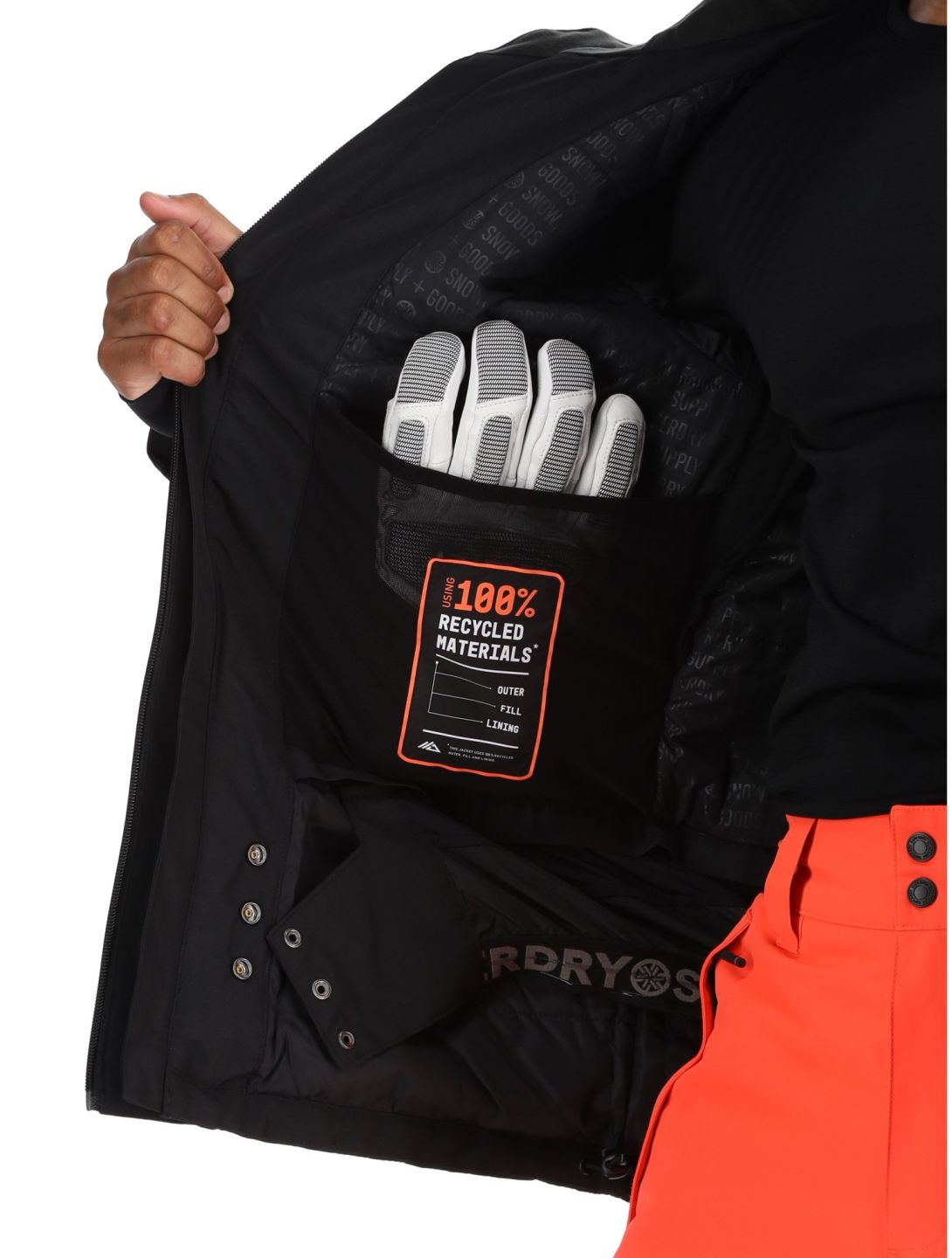 Superdry, Ski Ultimate Rescue Skijacke Herren Black schwarz 