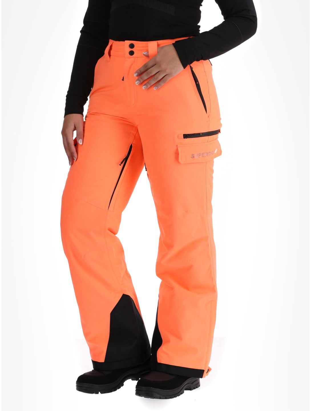 Superdry, Ski Ultimate Rescue Skihose Damen Pastelline Coral rosa 