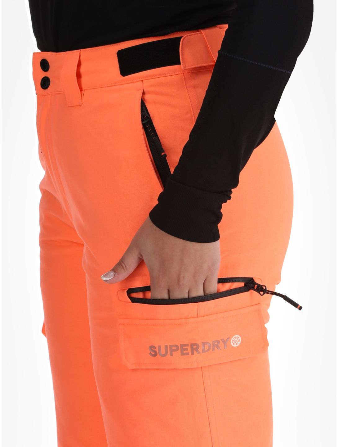 Superdry, Ski Ultimate Rescue Skihose Damen Pastelline Coral rosa 