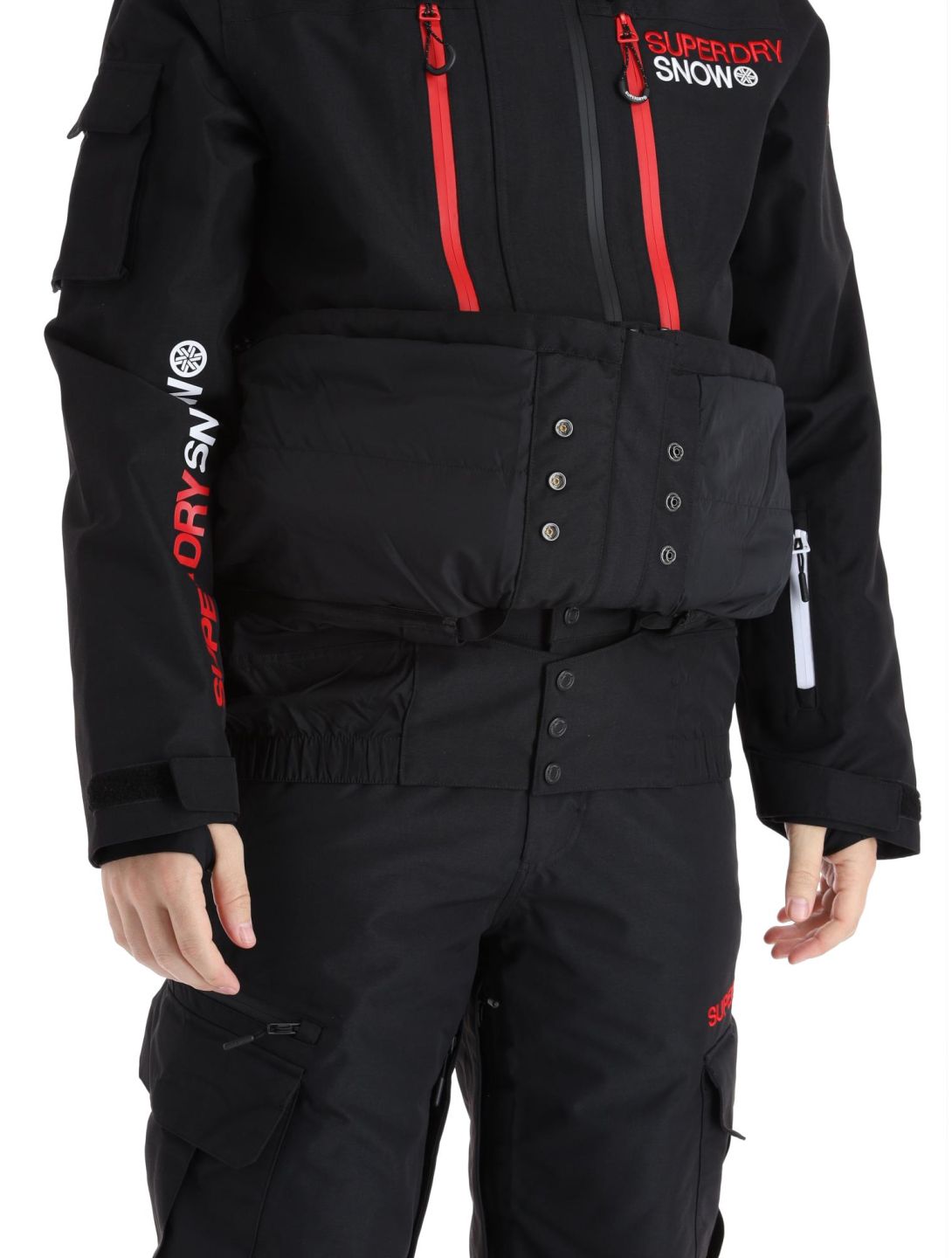 Superdry, Ski Ultimate Rescue Skijacke Herren Black schwarz 