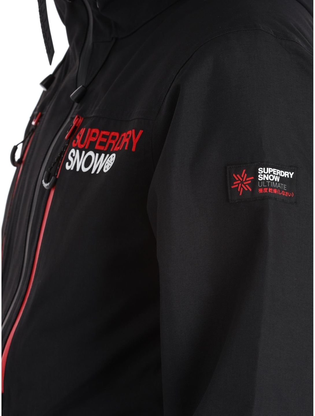 Superdry, Ski Ultimate Rescue Skijacke Herren Black schwarz 