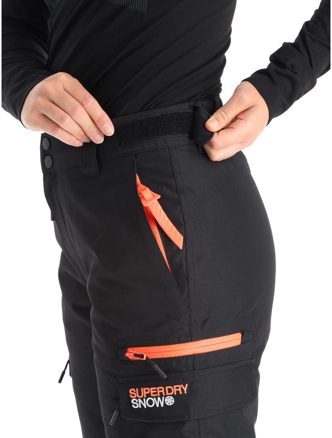 Superdry, Ski Ultimate Rescue Skihose Damen Black schwarz 