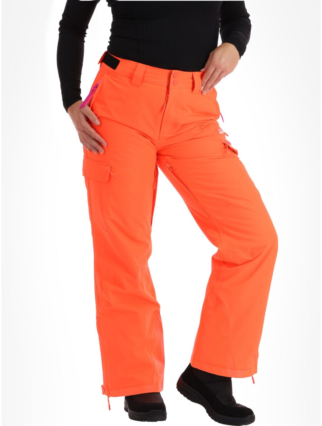 Superdry, Ski Ultimate Rescue Skihose Damen Hyper Fire Coral orange 