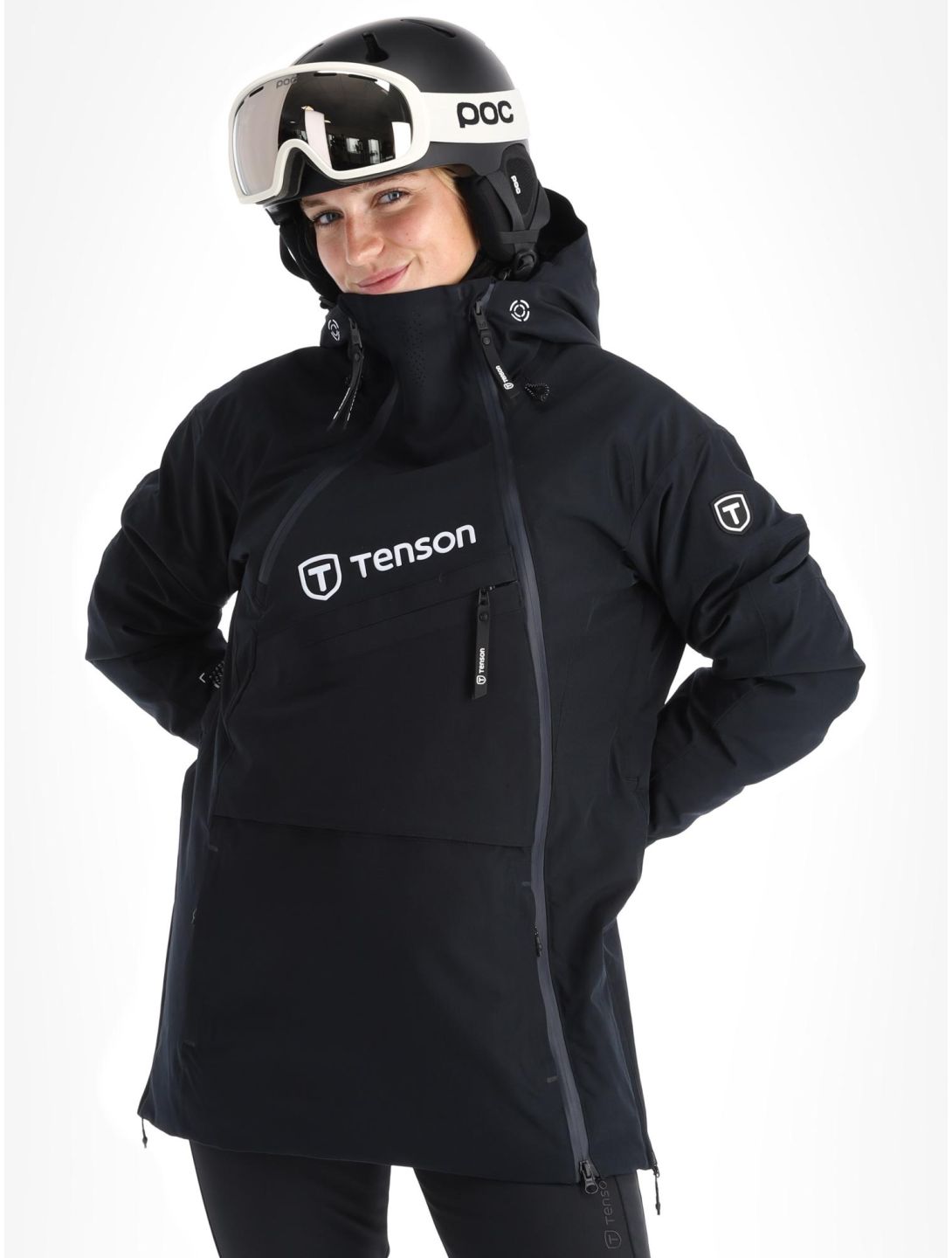 Tenson, Aerismo JackoRak Skijacke Damen Black schwarz 