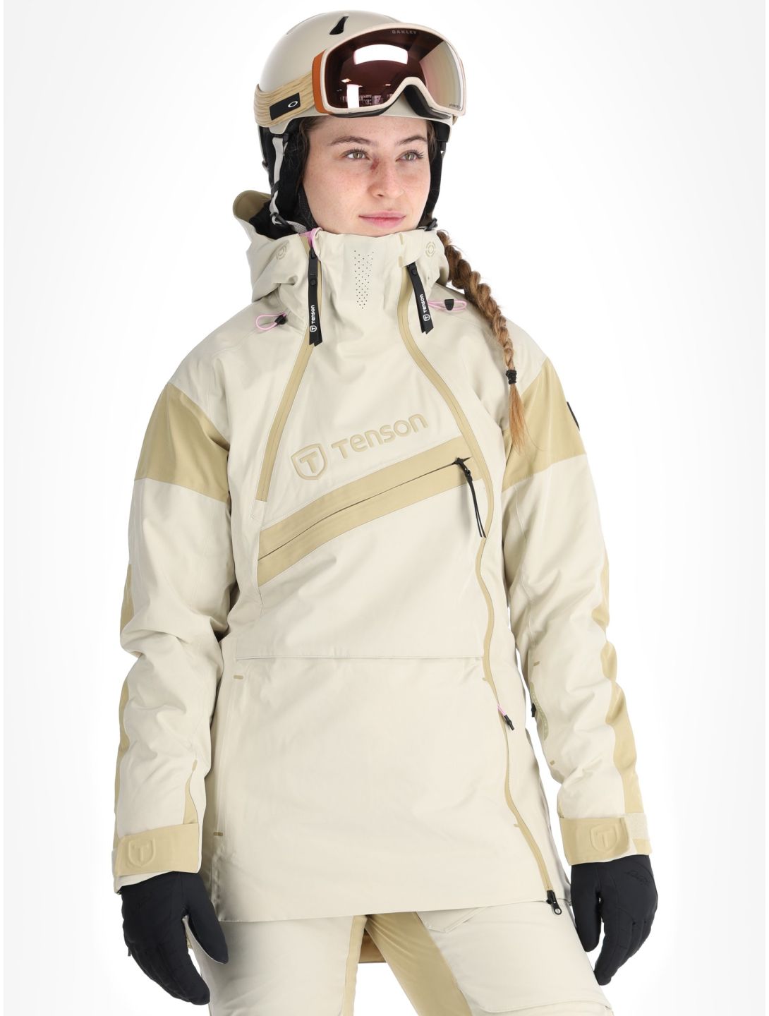 Tenson, Aerismo JackoRak Skijacke Damen Light Beige beige 