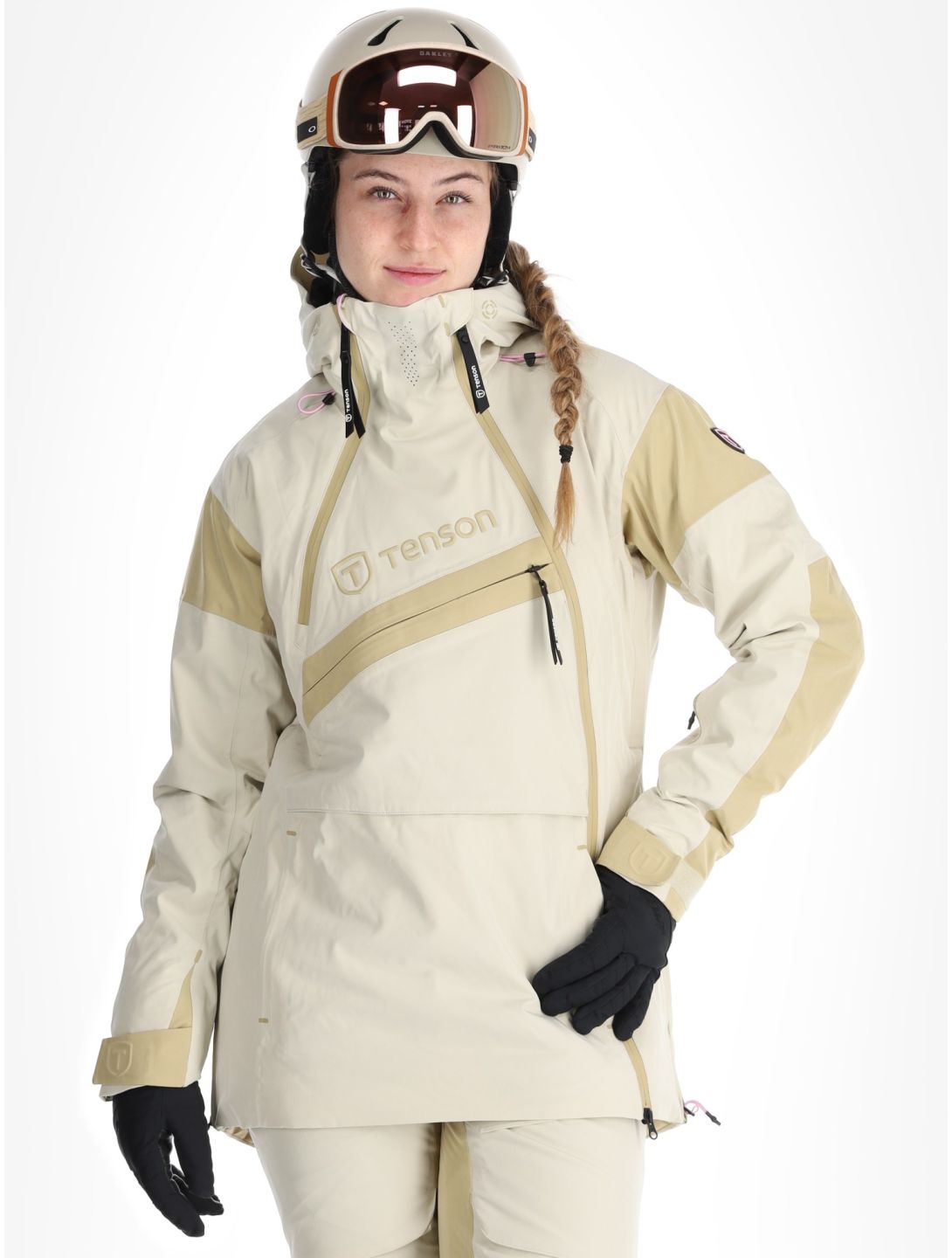 Tenson, Aerismo JackoRak Skijacke Damen Light Beige beige 