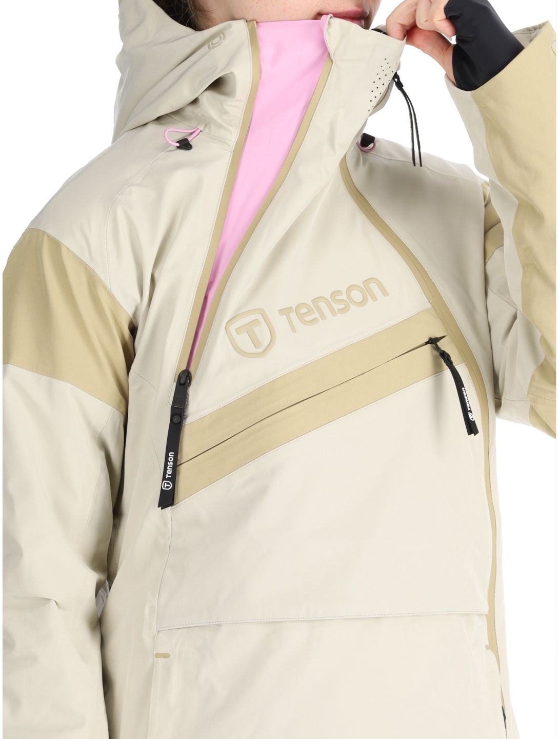 Tenson, Aerismo JackoRak Skijacke Damen Light Beige beige 