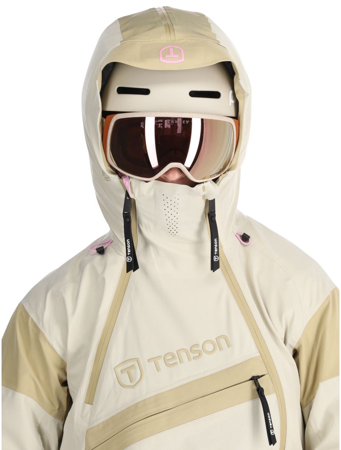 Tenson, Aerismo JackoRak Skijacke Damen Light Beige beige 