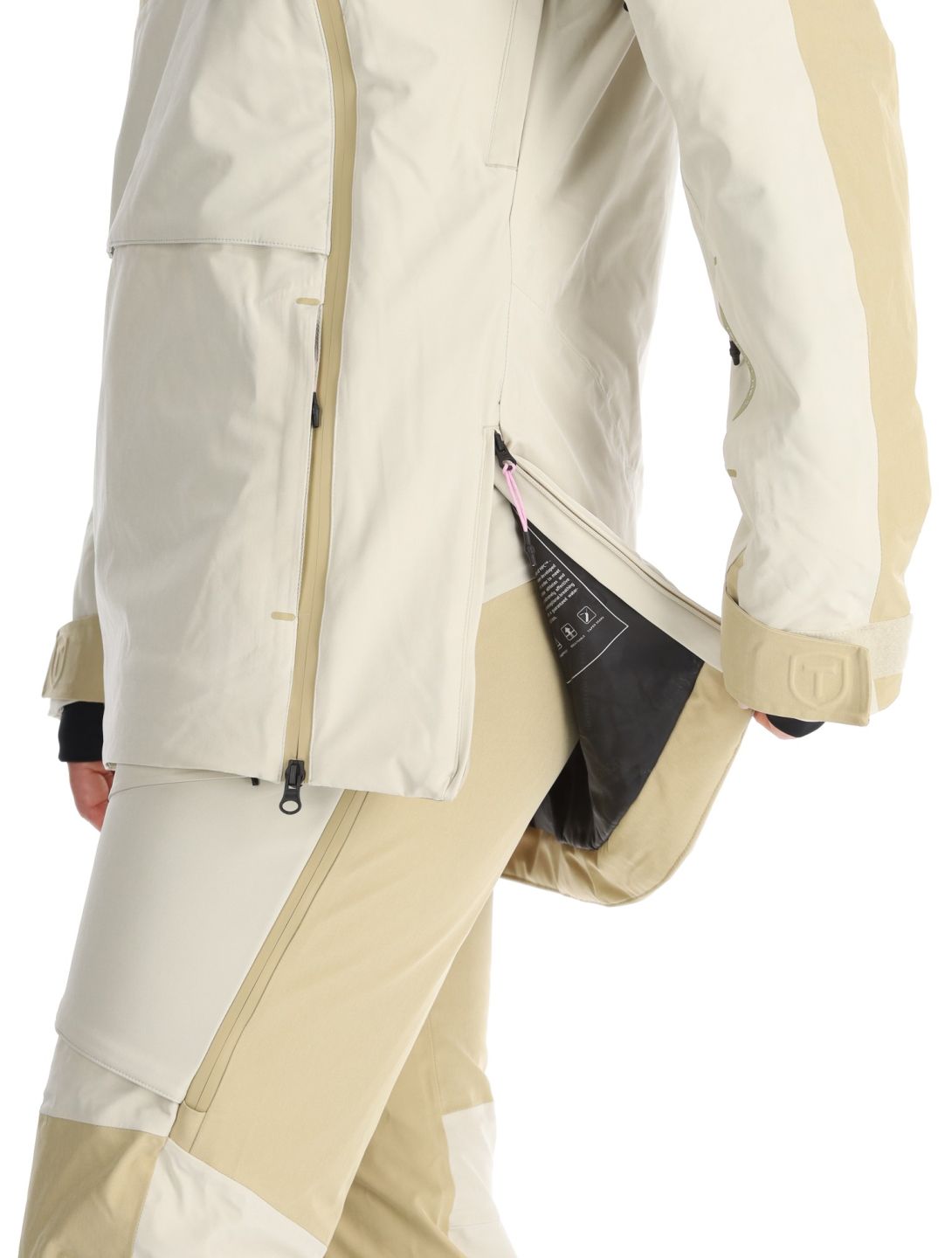 Tenson, Aerismo JackoRak Skijacke Damen Light Beige beige 