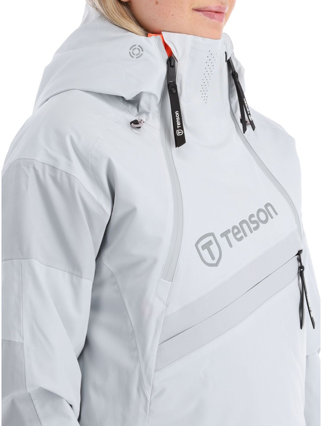 Tenson, Aerismo JackoRak Skijacke Damen Light Grey grau 