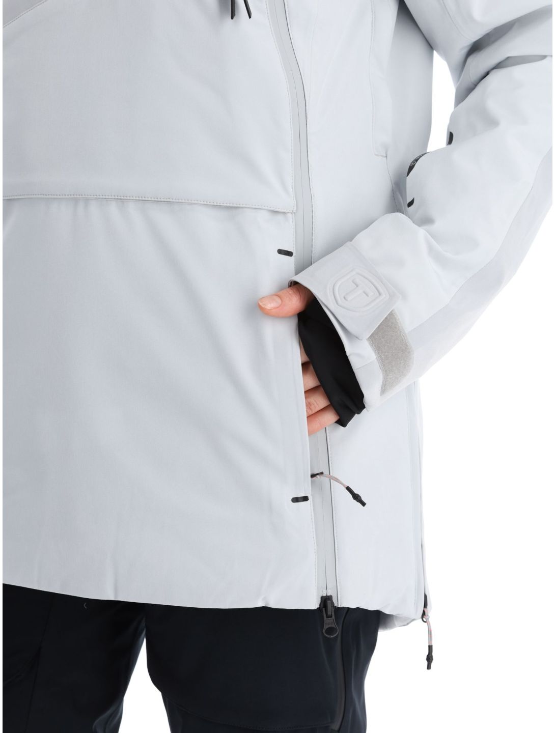 Tenson, Aerismo JackoRak Skijacke Damen Light Grey grau 